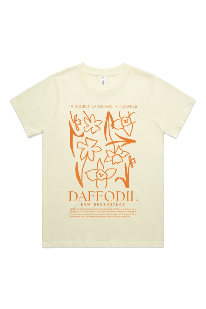 Flower Tee | Daffodil