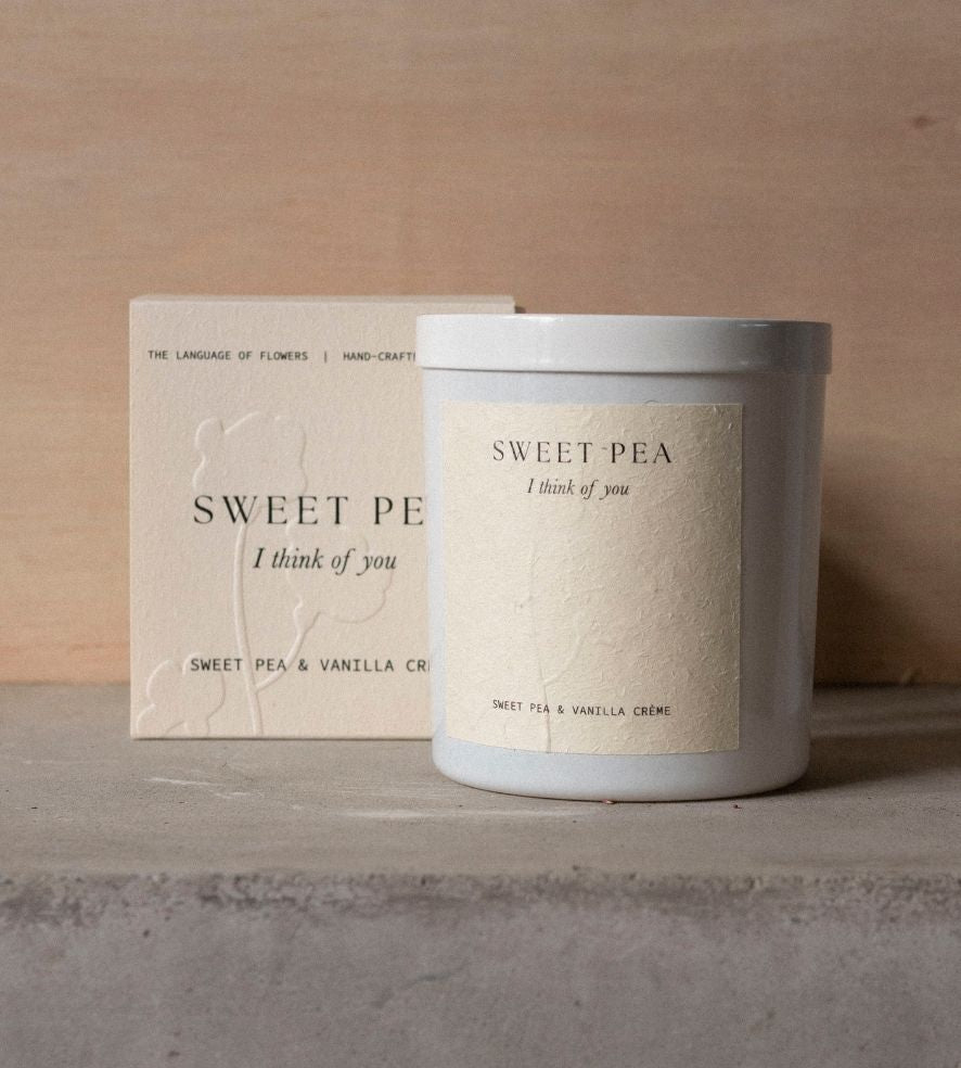 Sweet Pea Candle | Sweet Pea + Vanilla Creme