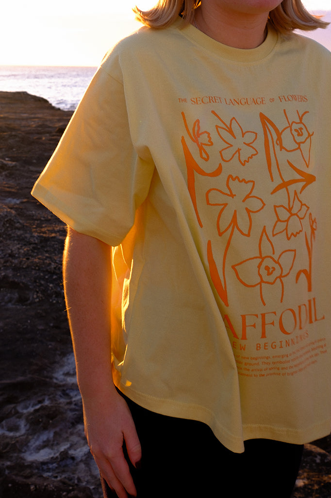 Flower Tee | Daffodil