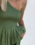 Juni Dress | Olive (Last size 12)