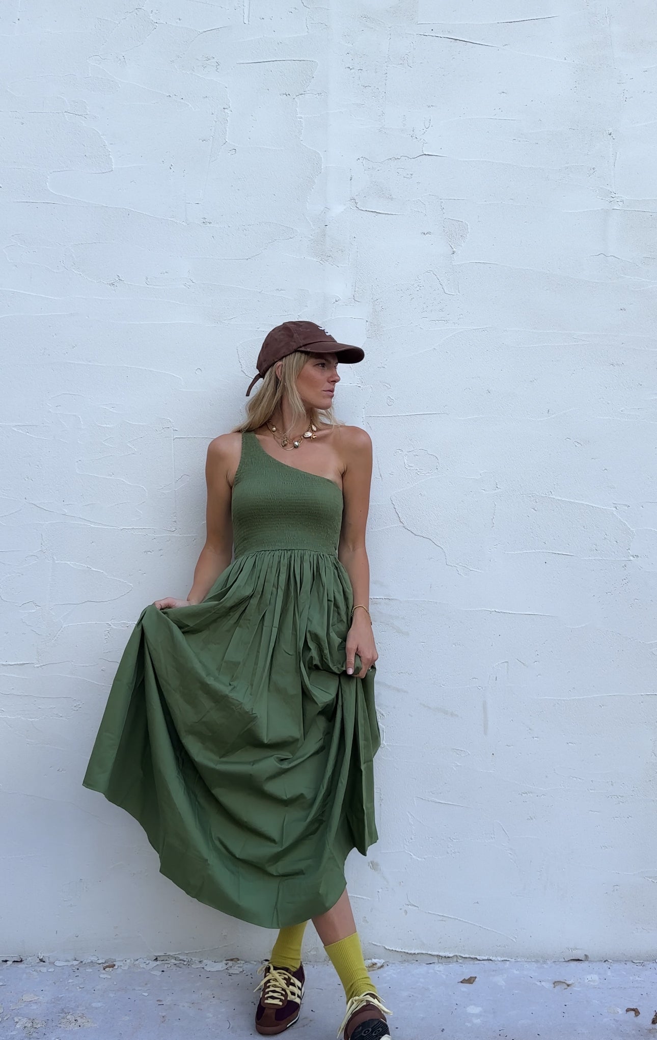 Juni Dress | Olive (Last size 12)