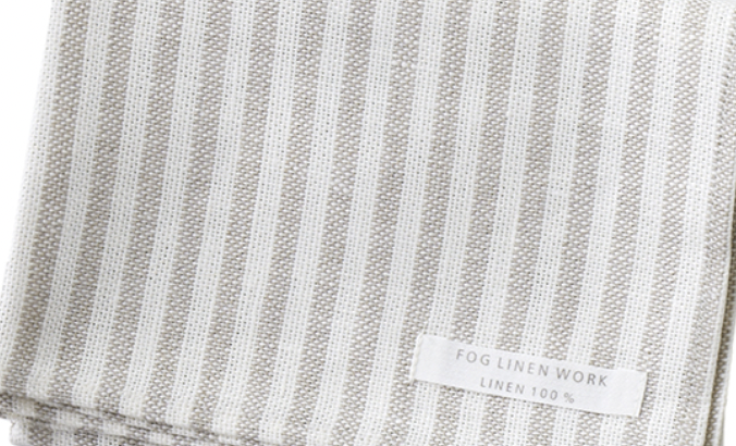 Fog Linen Work | Chambray Linen Towel