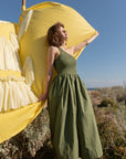 Juni Dress | Olive (Last size 12)