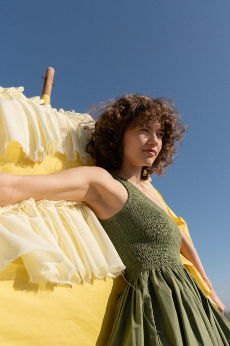 Juni Dress | Olive (Last size 12)