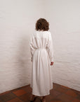 Midi Shirt Dress | Off White