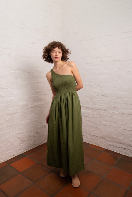 Juni Dress | Olive (Last size 12)