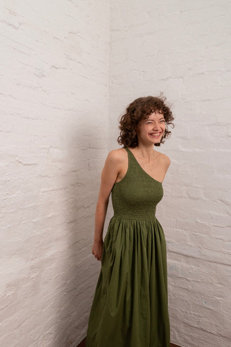 Juni Dress | Olive (Last size 12)