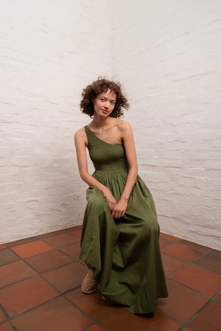 Juni Dress | Olive (Last size 12)