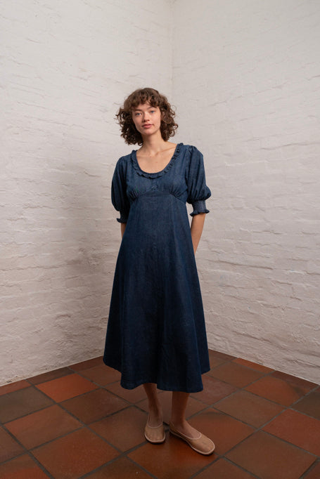 Alba Dress | Denim
