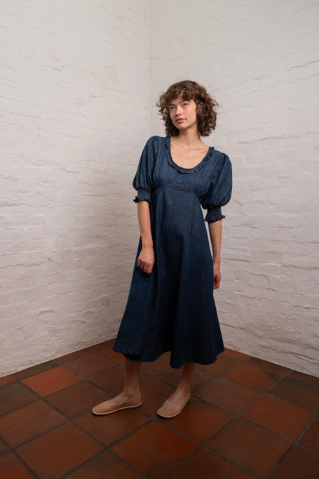 Alba Dress | Denim