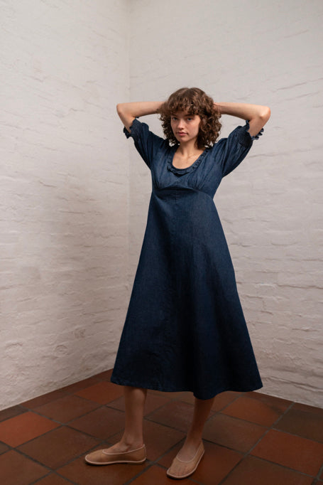 Alba Dress | Denim