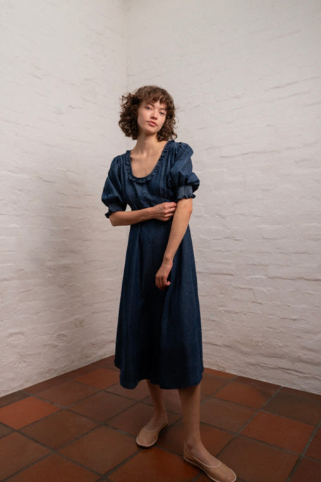 Alba Dress | Denim