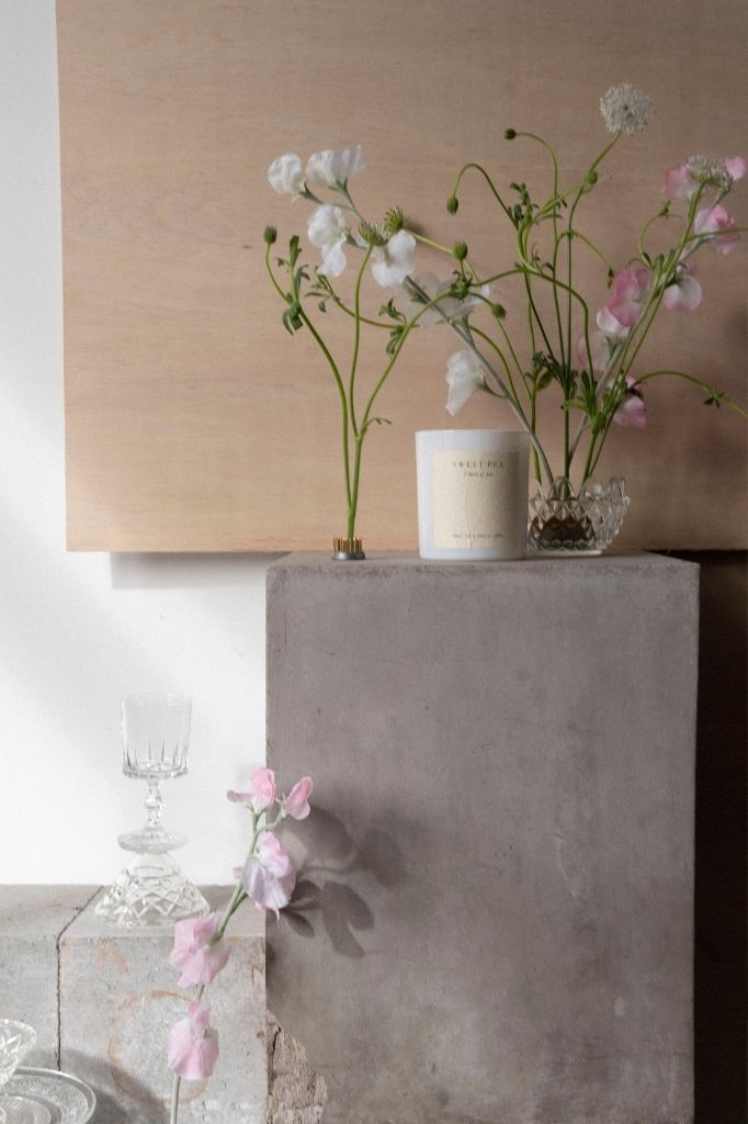 Sweet Pea Candle | Sweet Pea + Vanilla Creme