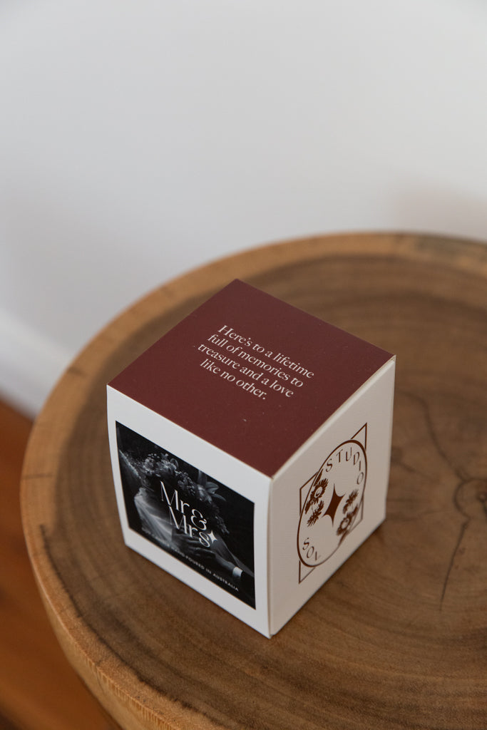 Celebration Candle | Mr & Mrs Wedding