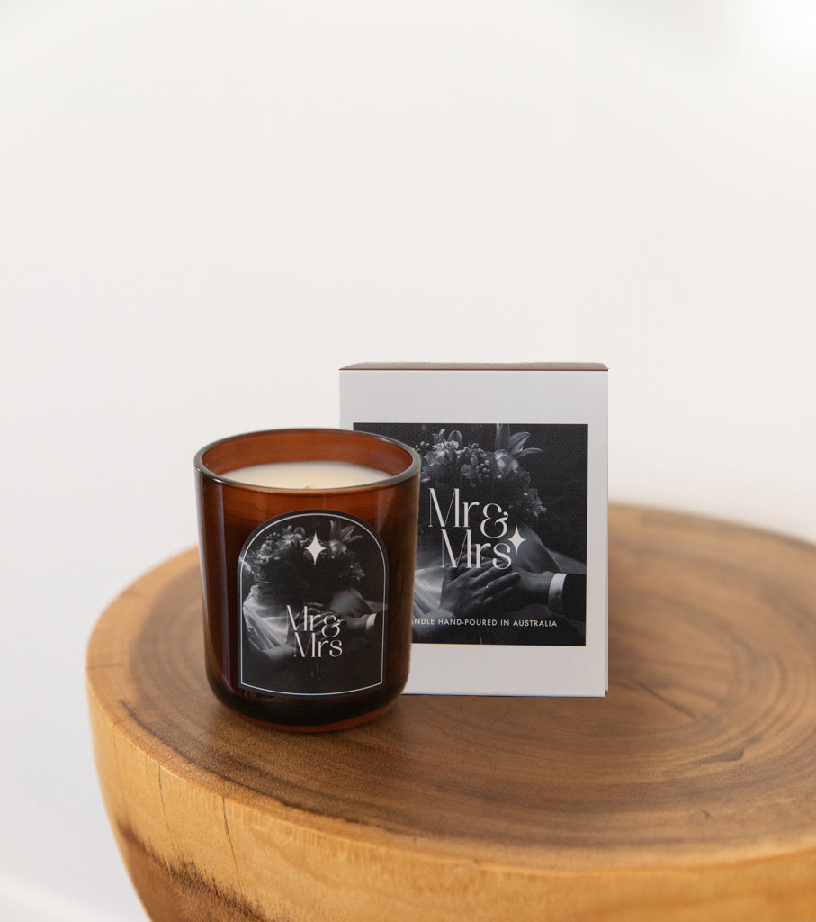 Celebration Candle | Mr & Mrs Wedding