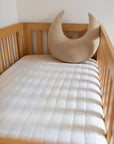 White on White Patchwork Quilt | Cot Size