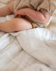 White on White Patchwork Quilt | Cot Size