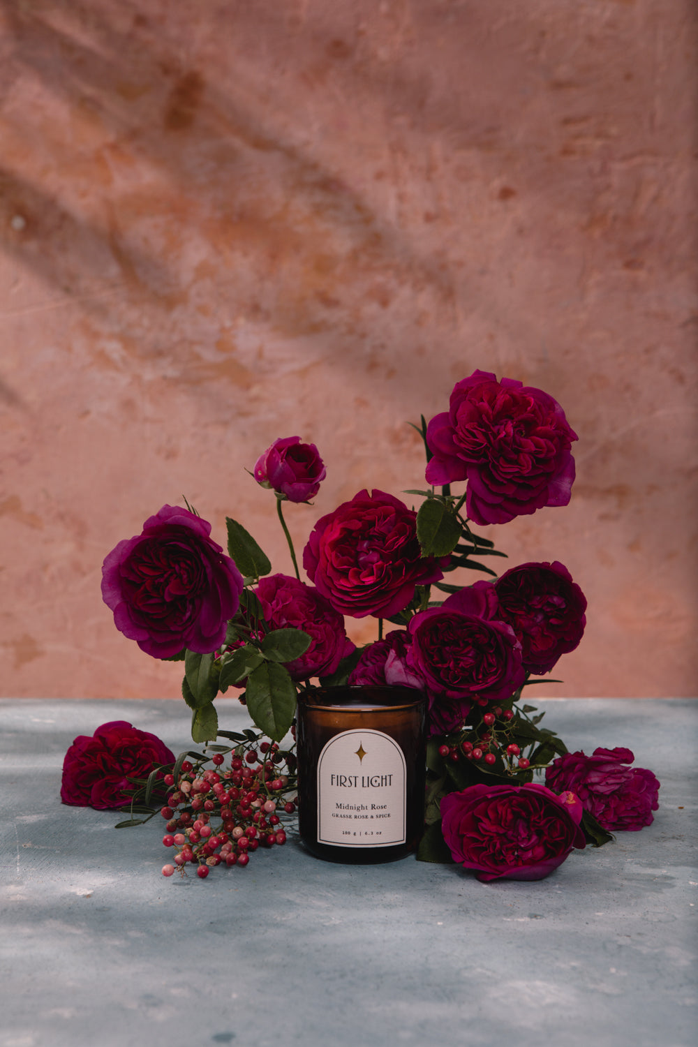 Midnight Rose Standard Candle