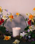 Geranium Language of Flowers Tee + Candle Set