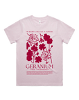 Geranium Language of Flowers Tee + Candle Set