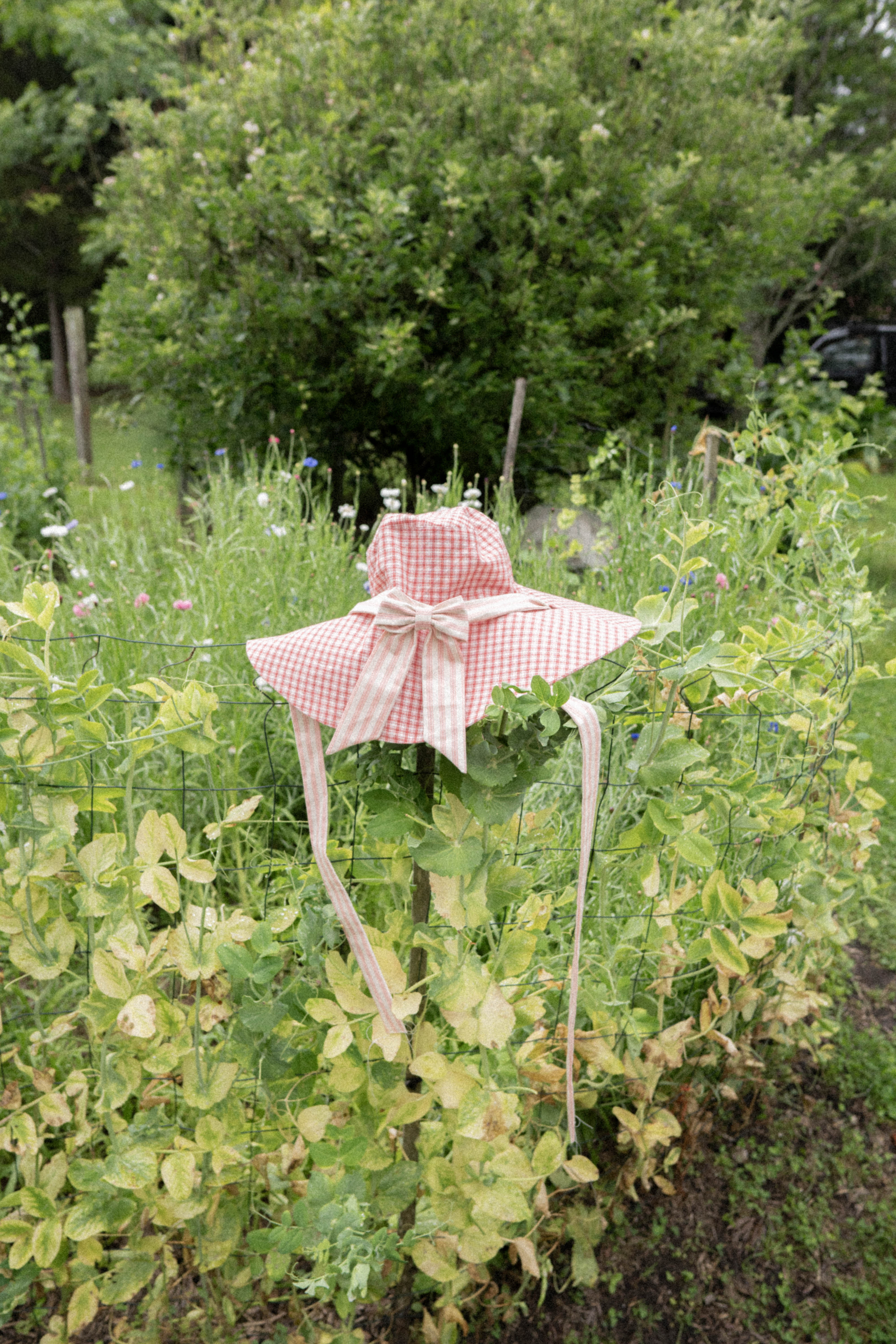 SK Reversible Bucket Hat | Gingham Rouge