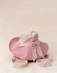 SK Reversible Bucket Hat | Gingham Rouge