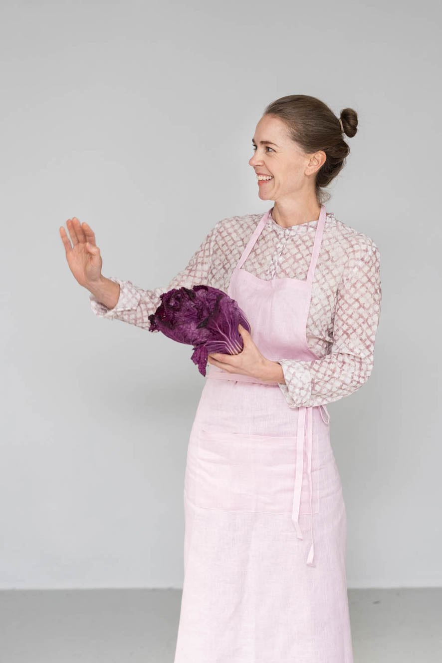 Fog Linen Work Apron | Rose Peche